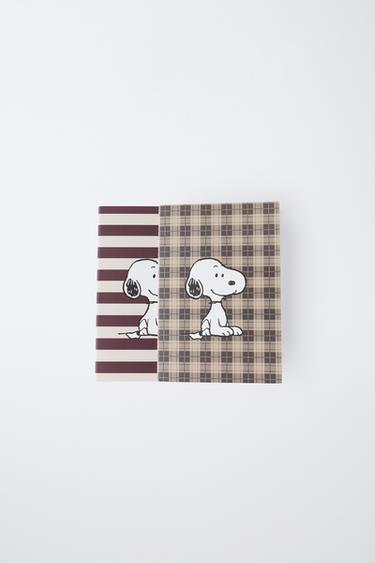 PACK OF TWO SNOOPY PEANUTS™ NOTEBOOKS - Brown by Zara - Image 0