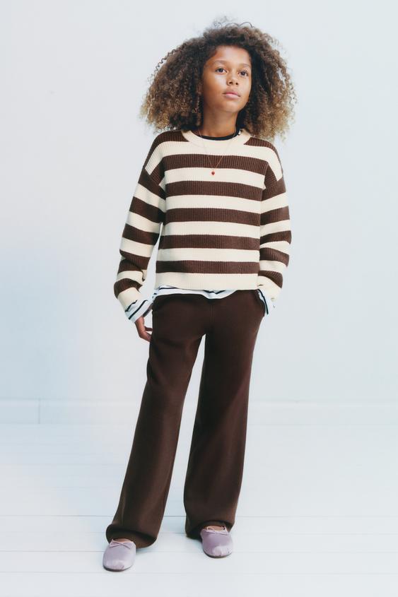 STRIPED KNIT JUMPER - striped by Zara - Image 0