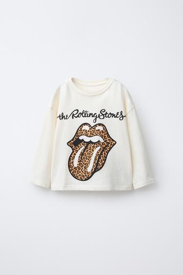 ROLLING STONES © PRINTED T-SHIRT - Ecru by Zara