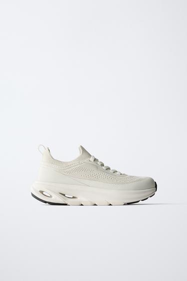 TRAINERS WITH SOLE DETAIL - White by Zara