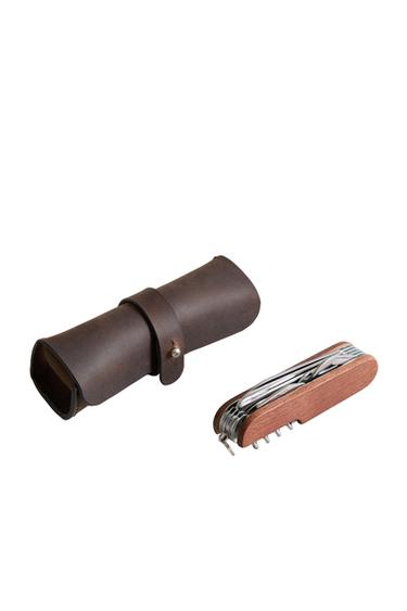 MULTIPURPOSE KNIFE AND COVER - Brown by Zara
