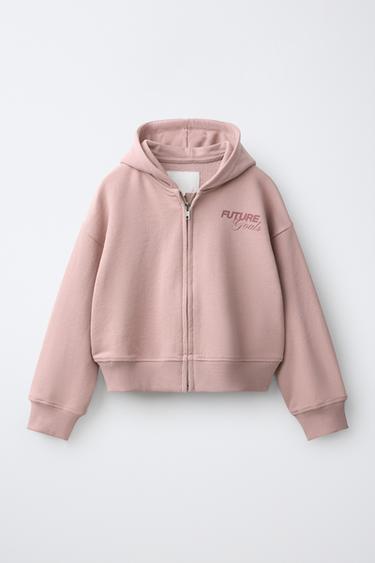 STAR PATCH HOODIE - Pink by Zara