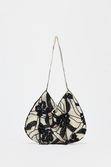 BEADED MESH BAG - Multicoloured by Zara - Image 0