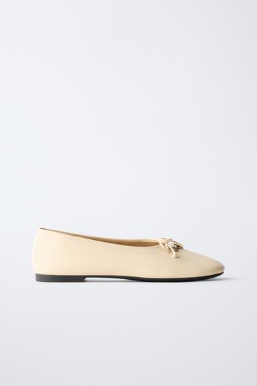 CHARM BALLERINAS - Vanilla Yellow by Zara