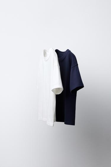 2-PACK OF PLAIN T-SHIRTS - Navy blue by Zara