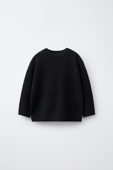 CASHMERE KNIT JUMPER - Dark navy by Zara