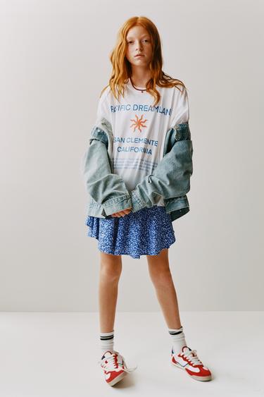 SLOGAN PRINT T-SHIRT - White by Zara