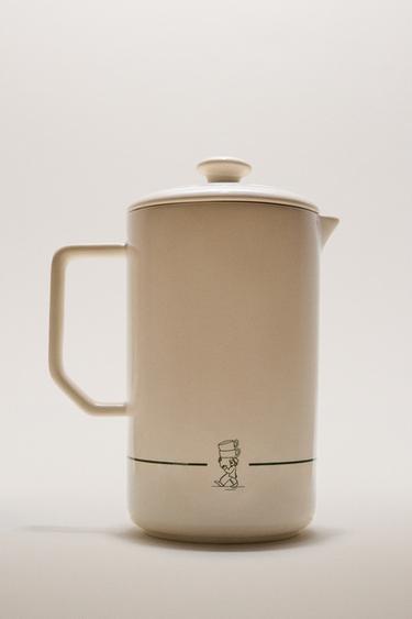 PRESS COFFEE MAKER - White / Green by Zara