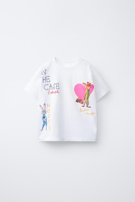 ZOOTOPIA © DISNEY T-SHIRT - White by Zara - Image 0