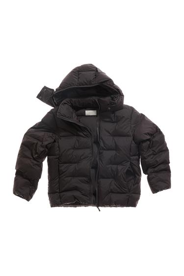 WATER-REPELLENT HOODED DOWN JACKET - Chocolate by Zara