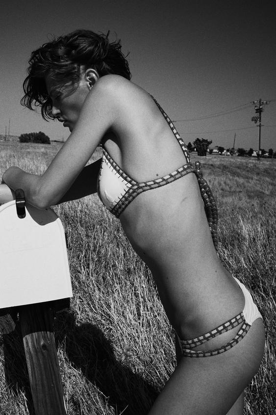 CROCHET TIE BIKINI BOTTOMS - Yellow by Zara - Image 0