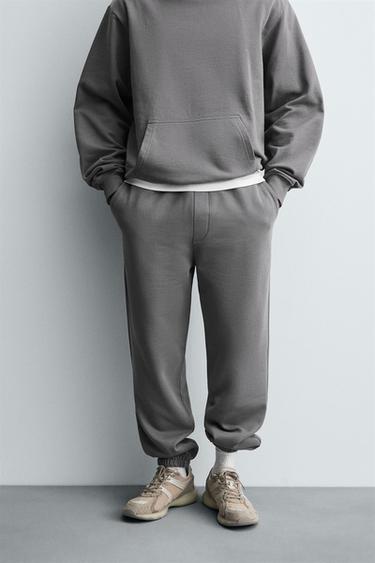 BASIC JOGGERS - Anthracite grey by Zara