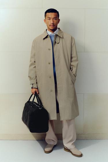 WATER-REPELLENT TRENCH COAT - Light beige by Zara