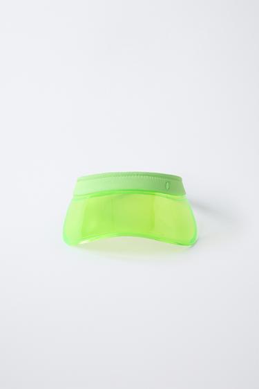 TRANSPARENT VISOR - Light green by Zara