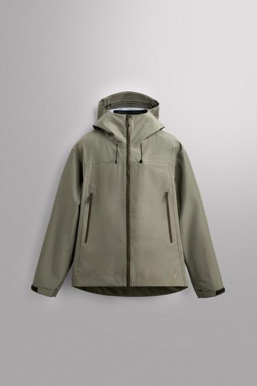 WATERPROOF SHELL TECHNICAL JACKET - Light green by Zara