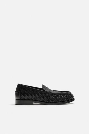 BRAIDED LOAFERS - Black by Zara