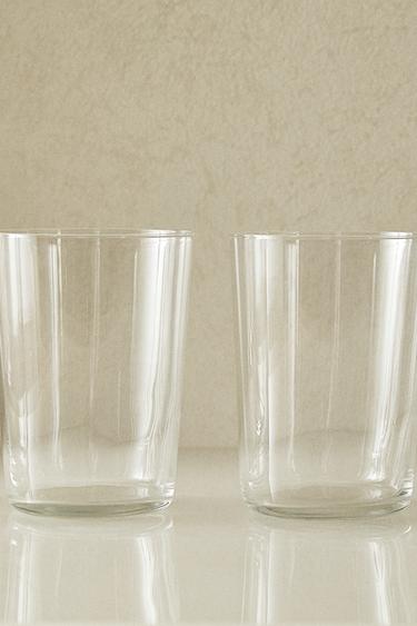 PACK OF TALL GLASS TUMBLERS (PACK OF 4) - 990 by Zara