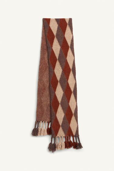 LIMITED EDITION COMBINED DIAMOND SCARF - various by Zara