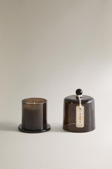 (140 G) AMBER MYTH SCENTED CANDLE - Orange by Zara