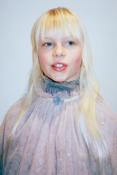 SHINY BUTTERFLY FAIRY TULLE CAPE - Pink by Zara