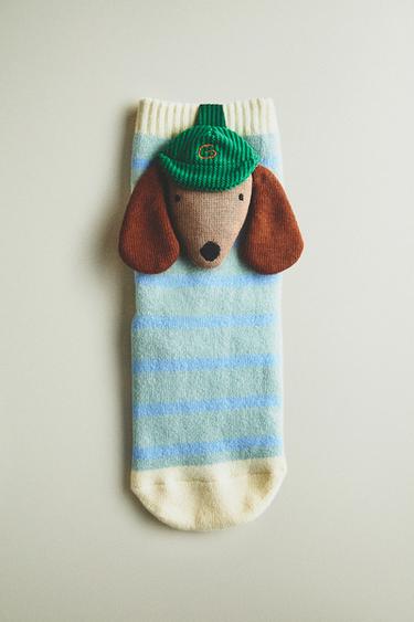KIDS' SUMMER CLUB SOCKS - Green by Zara