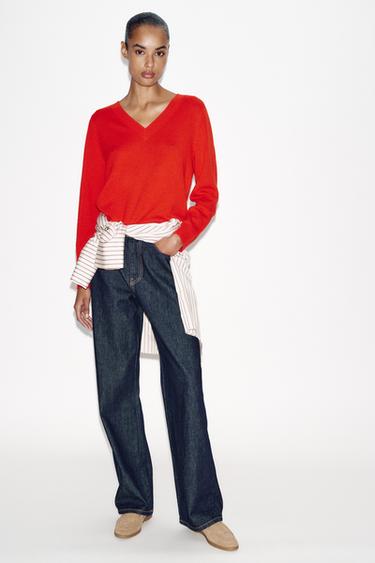 FLAT SPLIT SUEDE LOAFERS - Sand Brown by Zara