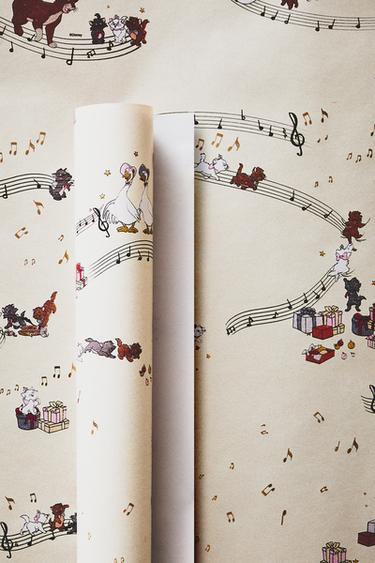 THE ARISTOCATS ©DISNEY CHRISTMAS WRAPPING PAPER - Multicoloured by Zara