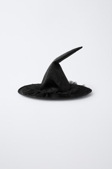 WITCH COSTUME HAT - Black by Zara