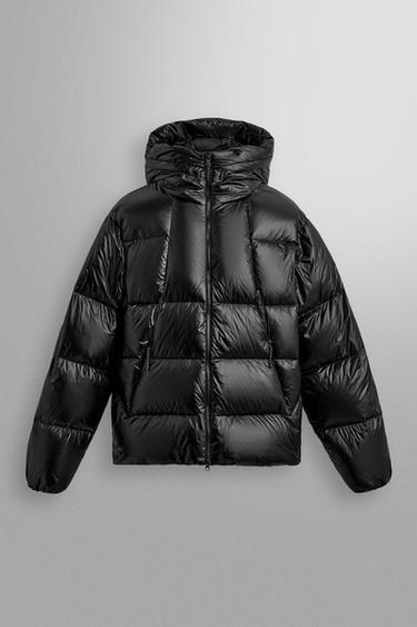 100% DOWN PUFFER JACKET - Black by Zara