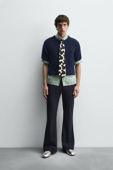 FLARE-FIT TROUSERS HARRY LAMBERT FOR ZARA X DISNEY - Navy blue by Zara - Image 0