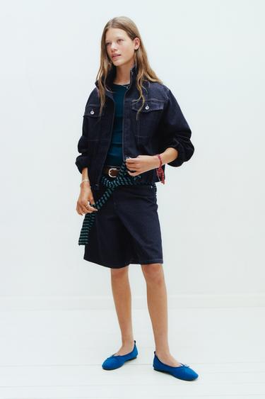 BALLOON DENIM JACKET - Blue by Zara
