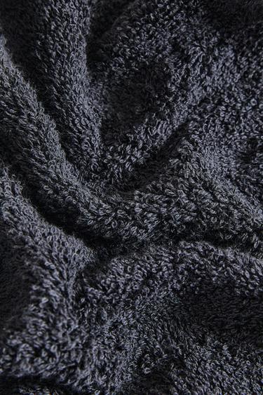 PACK OF HIGH-QUALITY COTTON HAND TOWELS (PACK OF 3) - Black by Zara