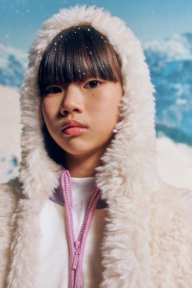FAUX FUR SKI COLLECTION JACKET - Ecru by Zara