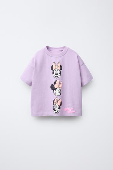 © DISNEY EMBOSSED PRINT T-SHIRT - Mauve by Zara - Image 0