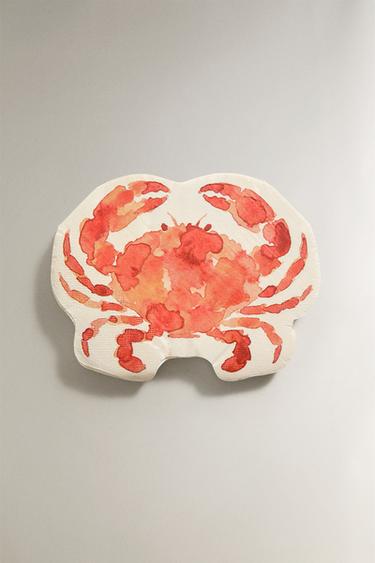 PACK OF CRAB PAPER NAPKINS (PACK OF 20) - Orange by Zara