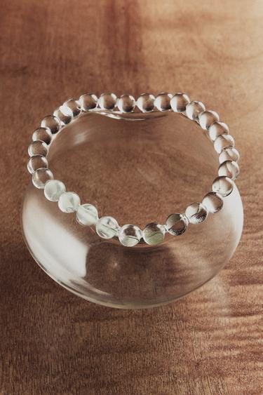 BUBBLE-EFFECT VASE - Transparent by Zara