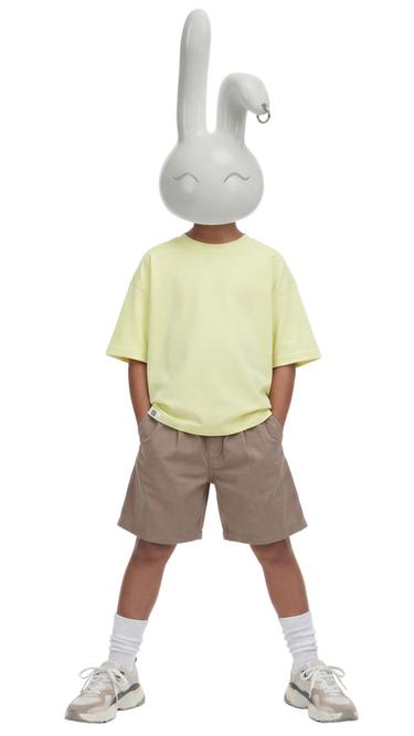 PLAIN INTERLOCK T-SHIRT - Yellow by Zara