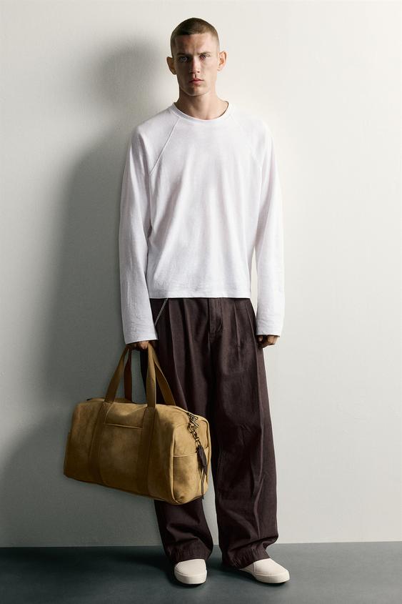 TRAVEL BAG - Sand Brown by Zara - Image 0