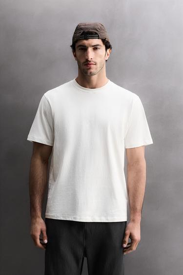 BASIC COTTON TRAINING T-SHIRT - White by Zara