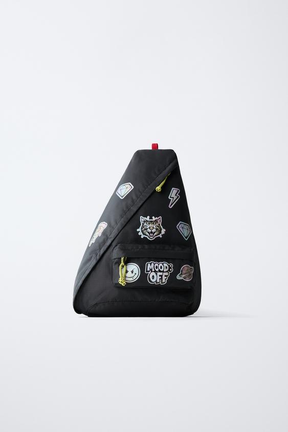 URBAN CROSSBODY BACKPACK - Black by Zara - Image 0