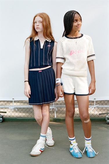 PENN © STRIPED POLO TOP - Dark navy by Zara
