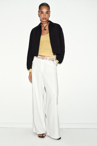 PUFF-SLEEVE JACKET WITH ZIP - Black by Zara