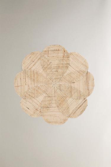 FLOWER RAMIE PLACEMAT - Light beige by Zara