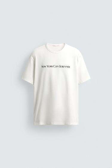 BRUCE SPRINGSTEEN NEW YORK CITY SERENADE T-SHIRT - White by Zara