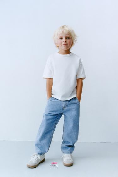 RELAXED JEANS - Mid-blue by Zara