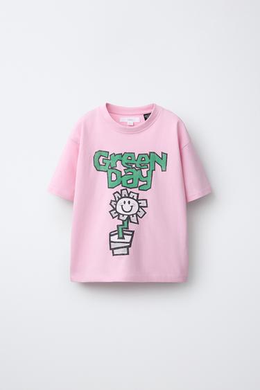 GREENDAY ® PRINT T-SHIRT - Pink by Zara