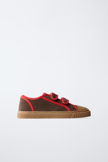CORDUROY PLIMSOLLS - Red by Zara - Image 0