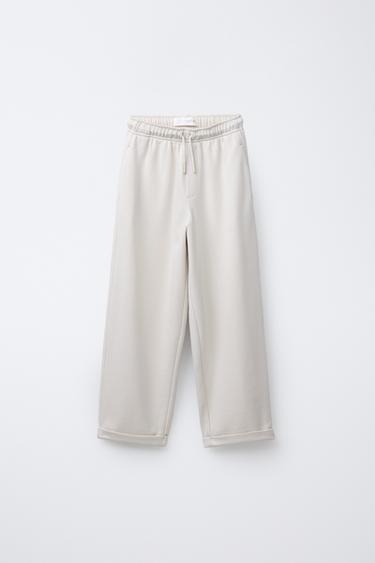 COMFORT JOGGERS - Ecru by Zara