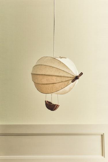 KIDS' ZEPPELIN CEILING LAMPSHADE - Oyster-white by Zara