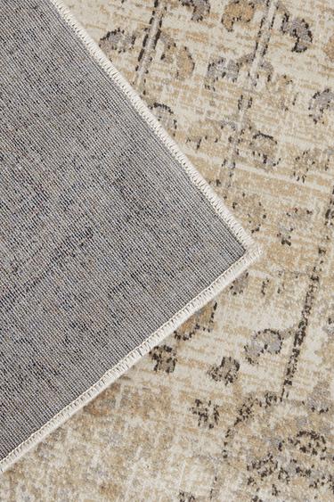 RECTANGULAR VINTAGE-EFFECT RUG - Grey by Zara